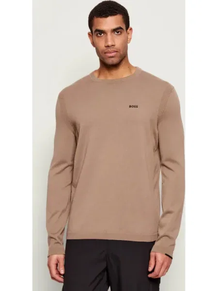 BOSS GREEN Pulover KN_Ever-X CN | regular fit bej