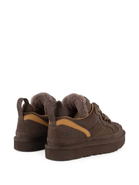 Sneakerși Ugg din piele de căprioară maro