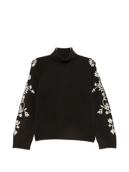 Pulover I Blues cu model floral maro