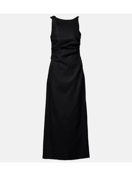 Rochie midi Faithfull de in până la genunchi de costum negru