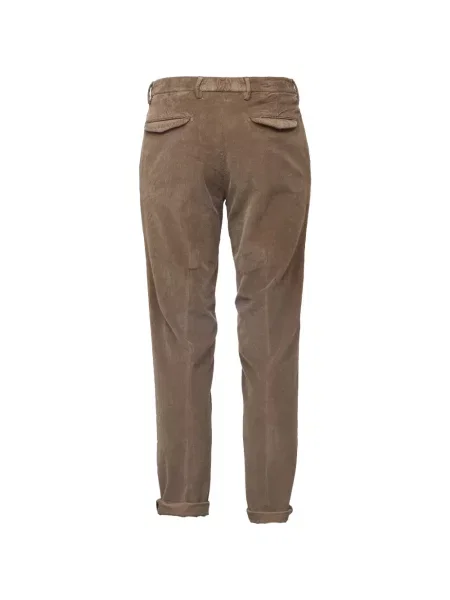 Pantaloni Briglia 1949 de catifea cord maro