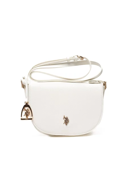 U.S. POLO ASSN. Geantă de umăr Jones murdar alb
