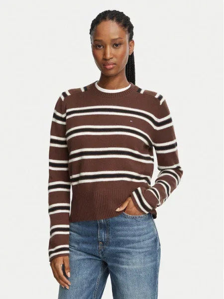 Svetr Tommy Hilfiger hnědý