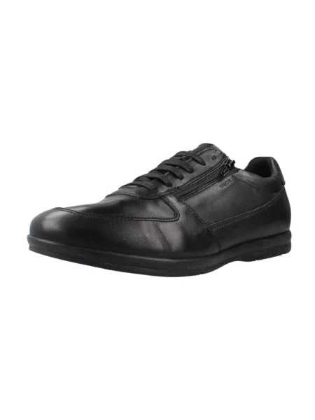 Sneakersy Geox skórzane czarne