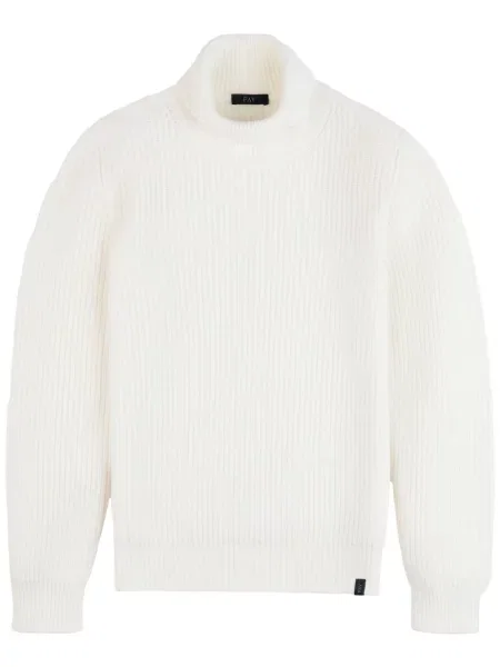 Pulover Fay de lână alb