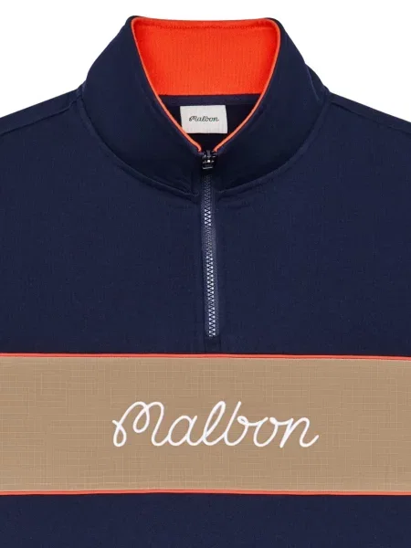 Golf golf bluza Malbon Golf niebieska