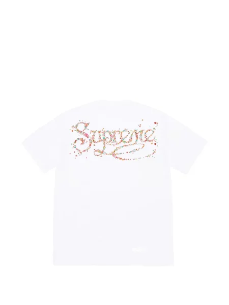 Tricou Supreme cu imagine alb