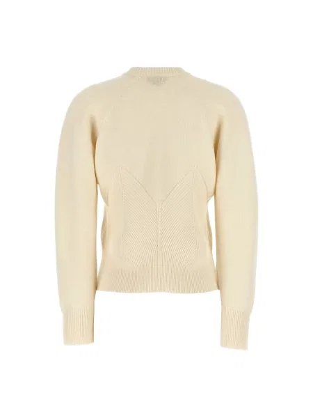 Sweter Alexander Mcqueen wełniany beżowy