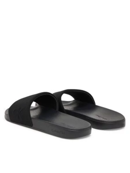 Calvin Klein Papucs Ess Slide Hf Side Logo Cv fekete
