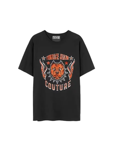 Koszulka Versace Jeans Couture czarna