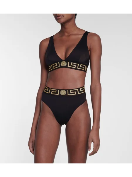 Felső Versace autogrammal fekete