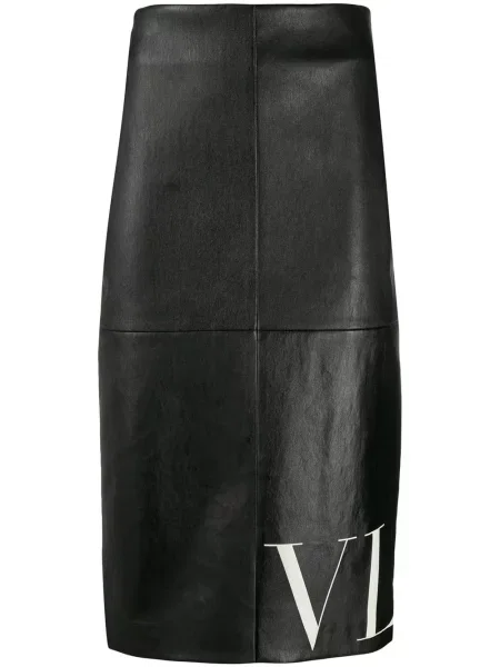 Fustă tip creion Valentino Garavani cu imagine negru
