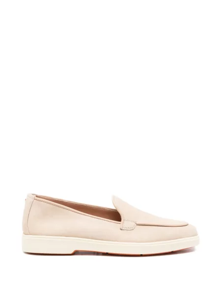 Pantofi loafer Santoni din piele de căprioară