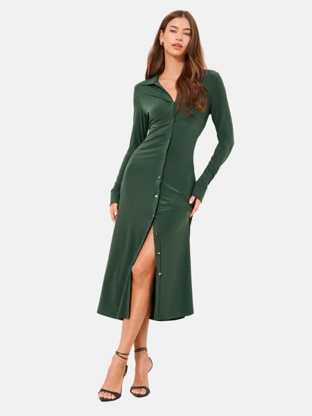Lipsy Rochie tip bluză verde