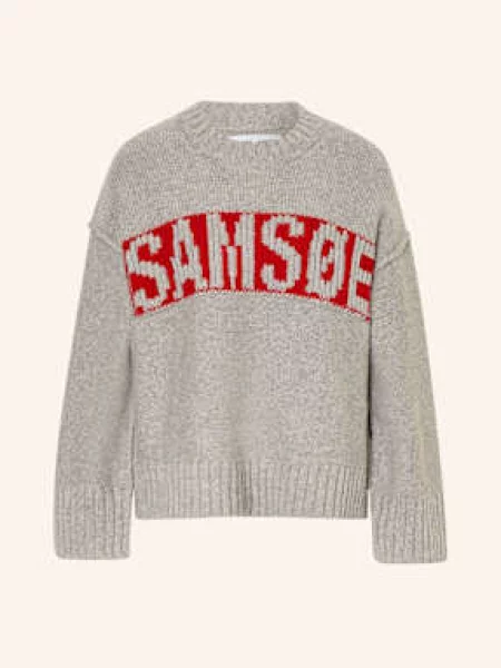 Samsøe Samsøe Svetr Sakeiku šedá
