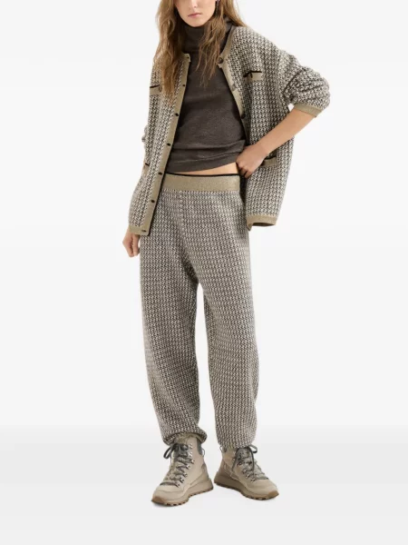 Pantaloni Brunello Cucinelli de lână alergare