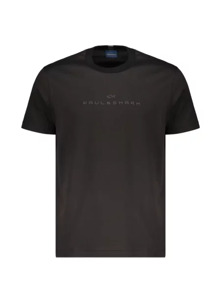 Scurt tricou Paul & Shark cu imagine negru