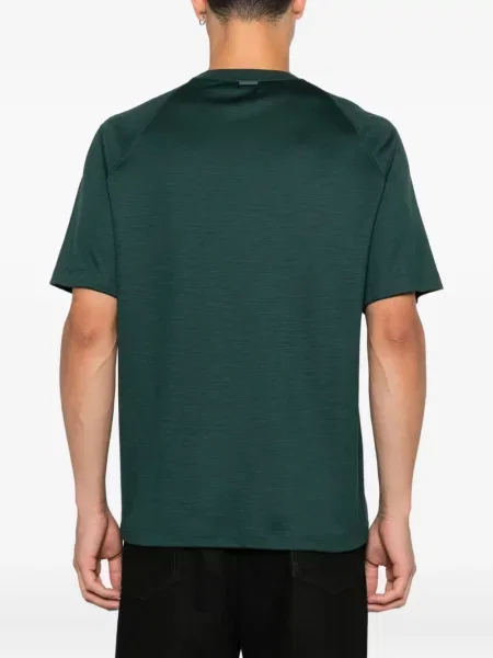 Tricou Zegna scurt verde