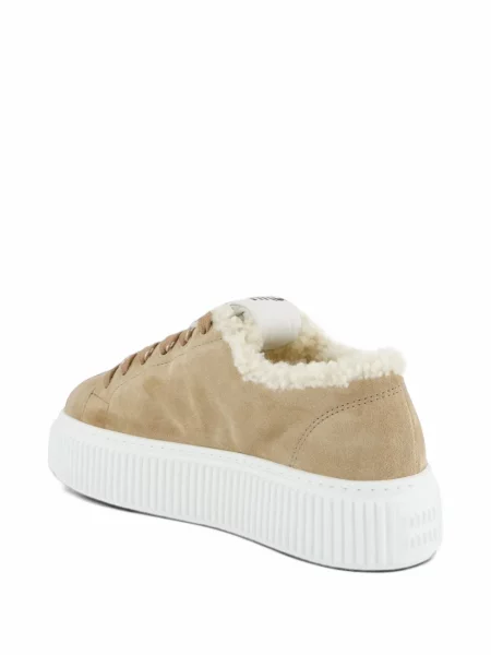 Szarvasbőr sneaker Miu Miu