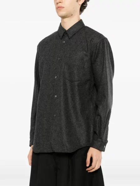 Риза Comme Des Garçons Shirt джобове на гърдите сиво
