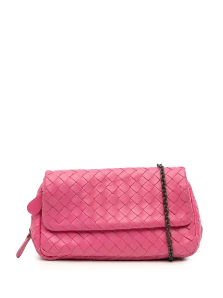 Mini náhrdelník Bottega Veneta Pre-owned růžový