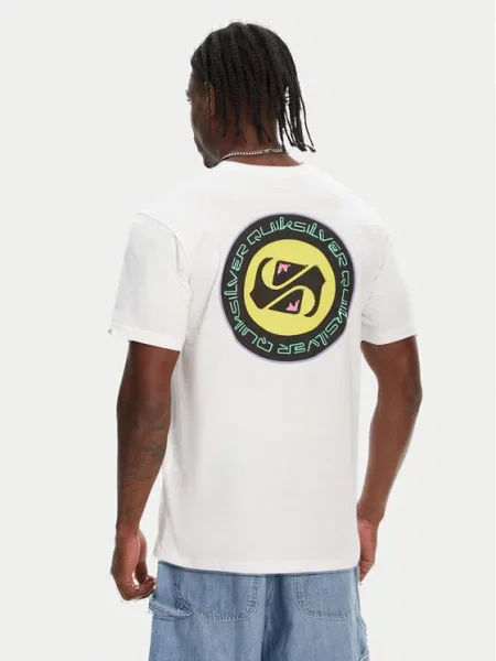 Quiksilver Marškinėliai Circle Back Ss balta