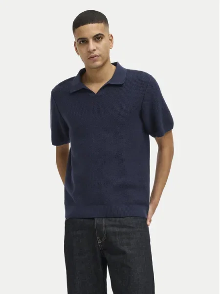 Jack&Jones Tricou polo Ceaston Bleumarin albastru