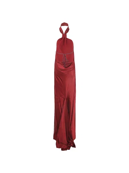 Długa sukienka maxi Ann Demeulemeester czerwona