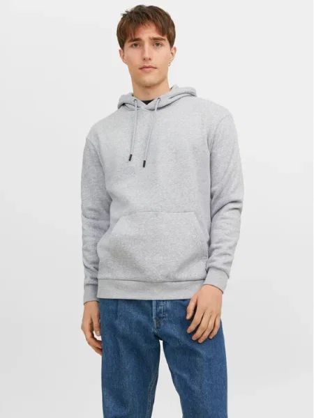 Jack&Jones Mikina Bradley Relaxed Fit sivá