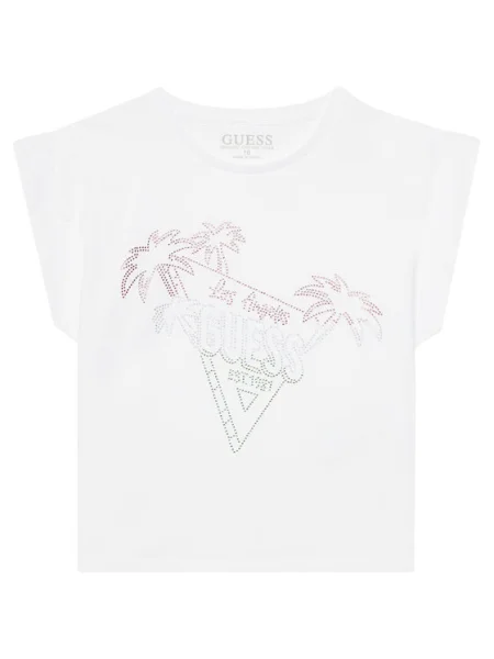 Guess Tricou alb