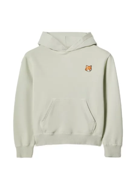 Bluza z kapturem dziecięca Maison Kitsune zielona