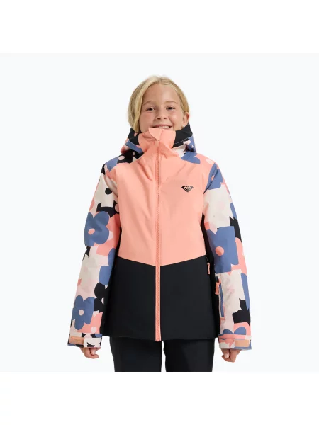 Куртка сноубордична жіноча ROXY Silverwinter Girl pink salt prima рожева