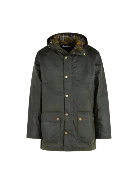 Woskowany parka Barbour zielona