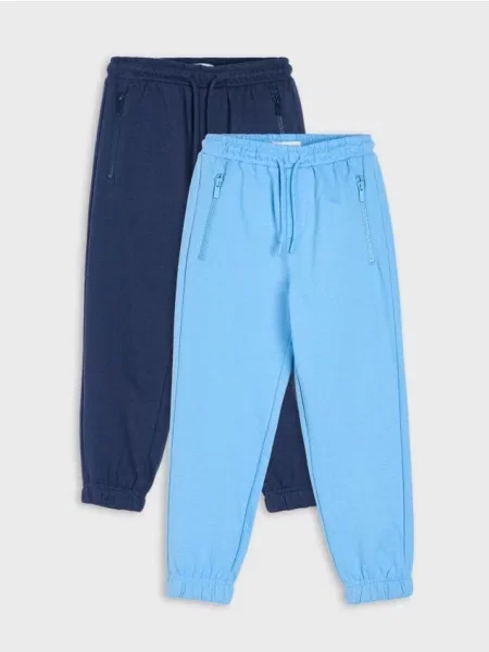Sinsay Jogger kalhoty s bavlnou 2 pack vícebarevná