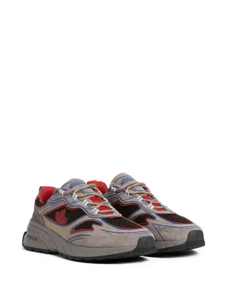 Sneakerși Dsquared2 din piele de căprioară gri
