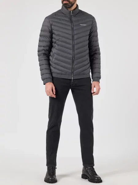 Пуховик Armani Exchange сірий