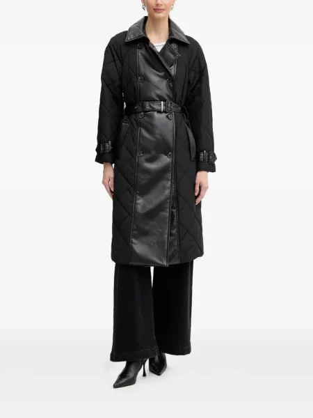 Palton matlasat Guess negru