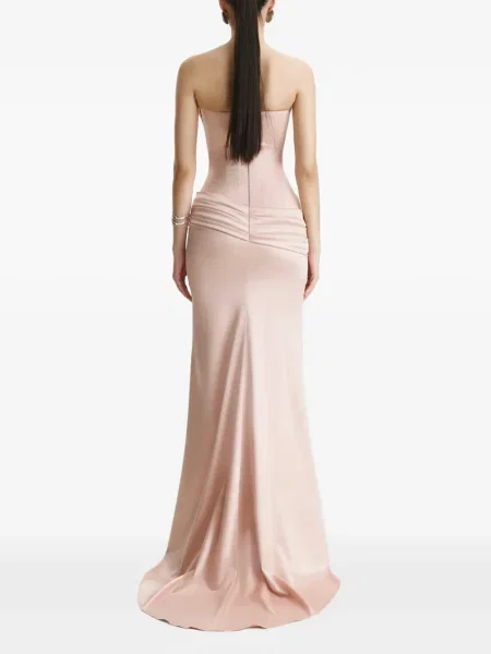 Rochie de seară Benedetto drapată roz
