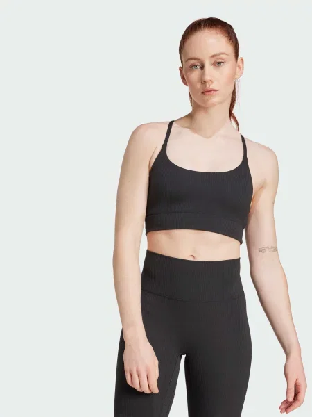 Топ спортивний adidas чорний