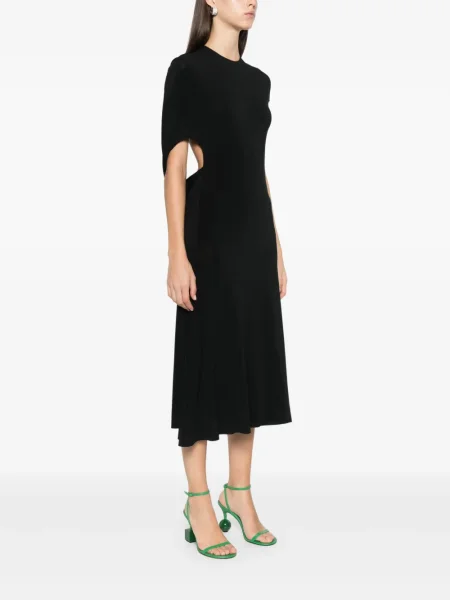 Костюм миди рокля Jacquemus до коляното черно