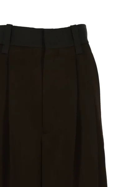 Cu centură pantaloni scurți Carven