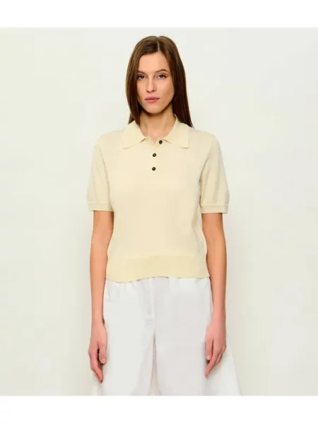 Tricou polo A.p.c. galben
