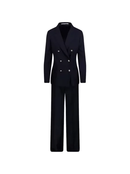 Spodnie Tagliatore dwurzędowe niebieskie