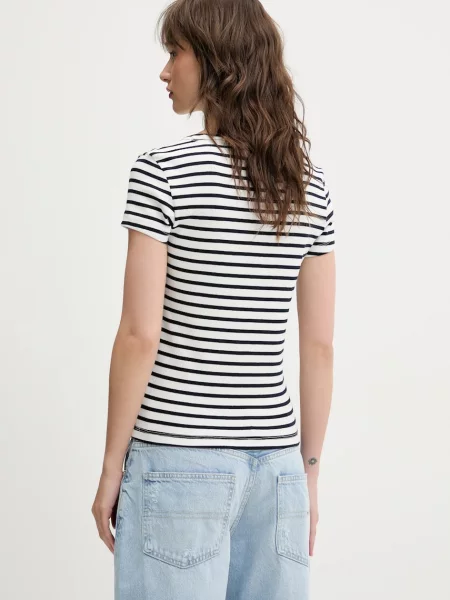 Tommy Jeans tričko s bílé