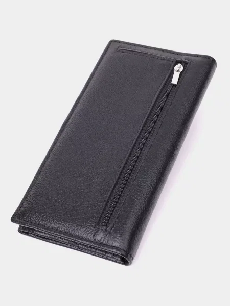 ST Leather Accessories Гаманець Шкіра чорний