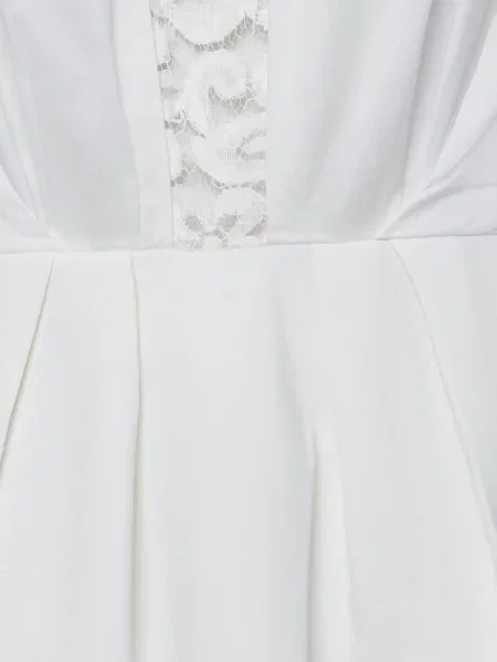 Scurt rochie mini Maje din dantelă alb