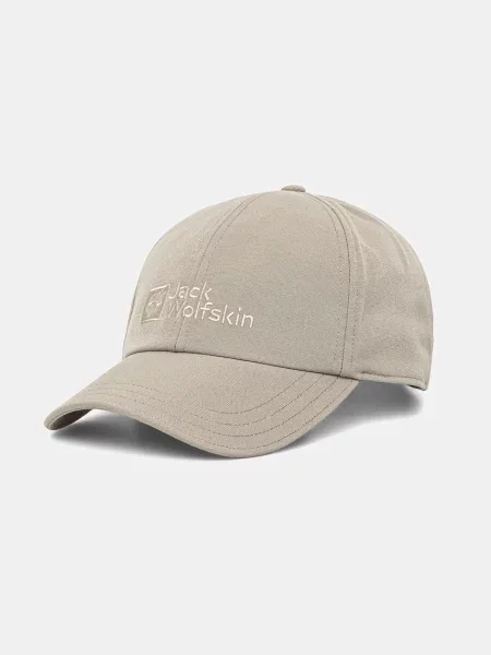 Шапка с козирка Jack Wolfskin Baseball тъмносиньо с апликация зелено