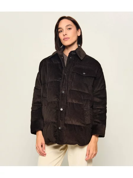 Kordbársony kabát Weekend Maxmara barna