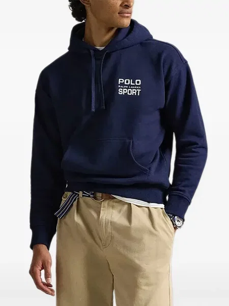 Polo Polo Ralph Lauren με αυτόγραφο με κορδόνια με δαντέλα μπλε