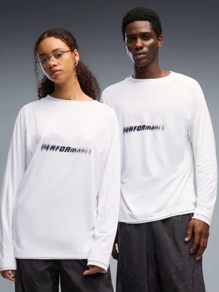 Лонгслив Puma белый